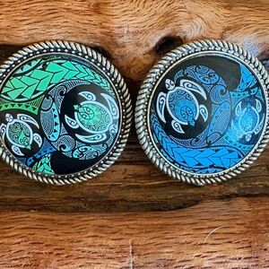 Bohemian Scarf slide - Ocean Turtles